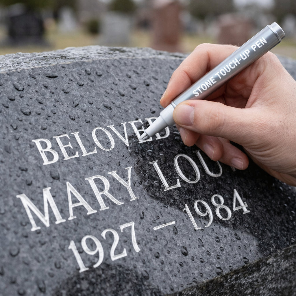 🐦Golden Tombstone Marker Pen for Restoring Faded Grave Inscriptions🔥
