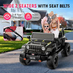 Ride on Truck Car 2 Seater Ride Kids Electric Car - 7Ah Large Battery Kids Electric Vehicles with Remote Control🔥