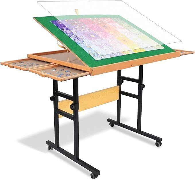 🏃‍LAST DAY FOR CLEARANCE💝  Jigsaw Puzzle Table with Legs🔥