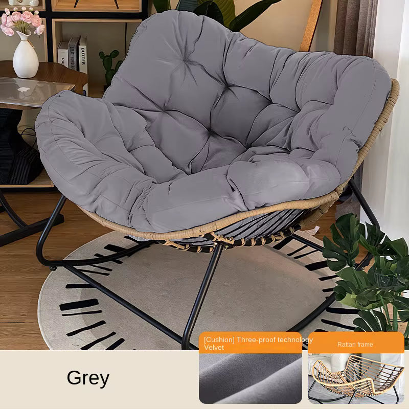 Light Luxury Rattan Rocking Chair Can Sit🔥