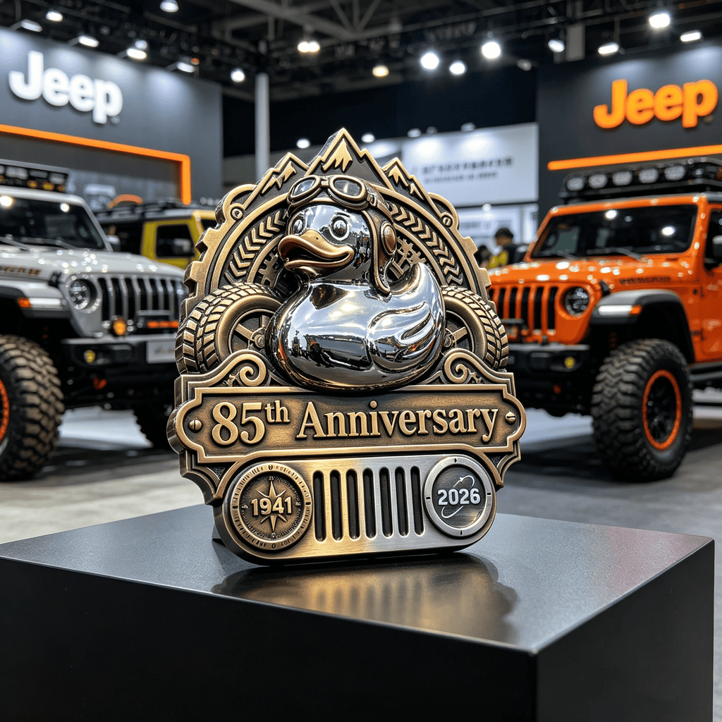 🔥Last Day 49% OFF - 🚗🦆Jeep 85Th Anniversary Rubber Duck Badge🔥