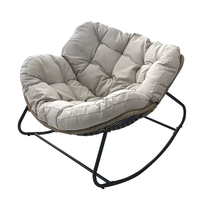 Light Luxury Rattan Rocking Chair Can Sit🔥