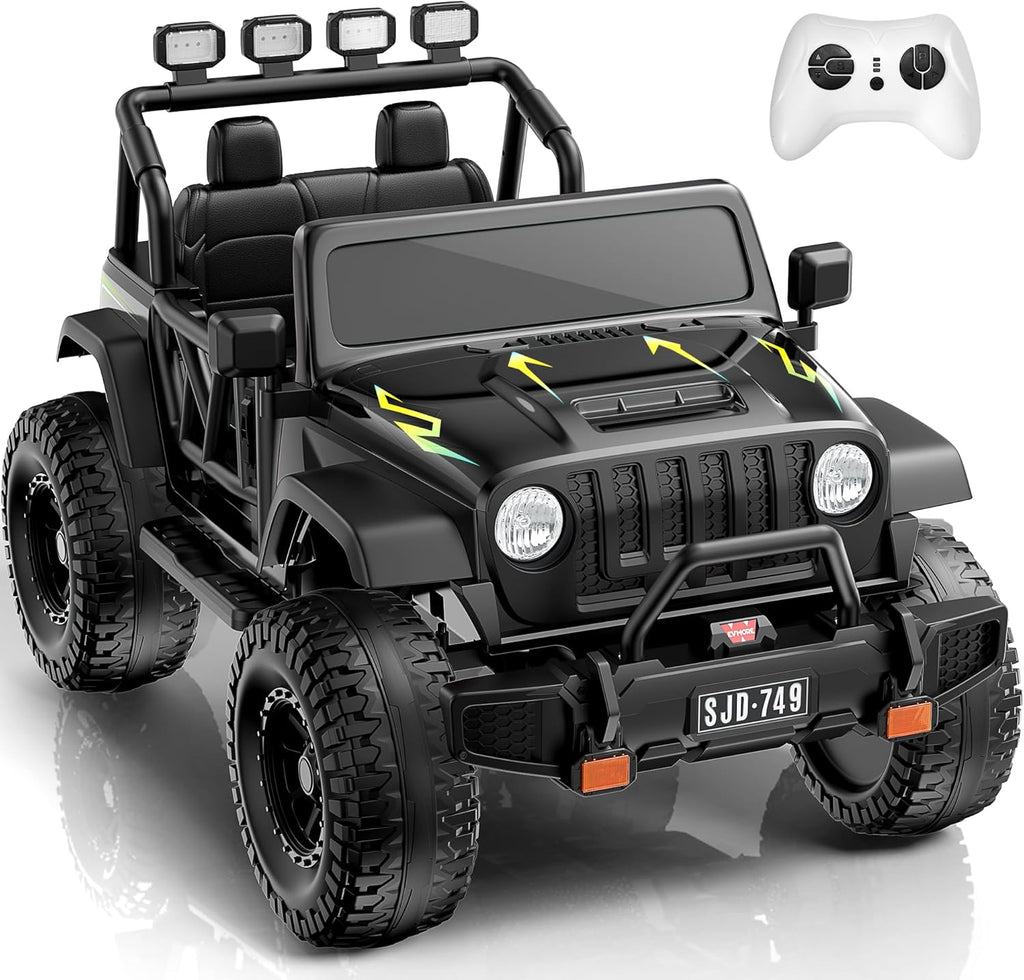 Ride on Truck Car 2 Seater Ride Kids Electric Car - 7Ah Large Battery Kids Electric Vehicles with Remote Control🔥