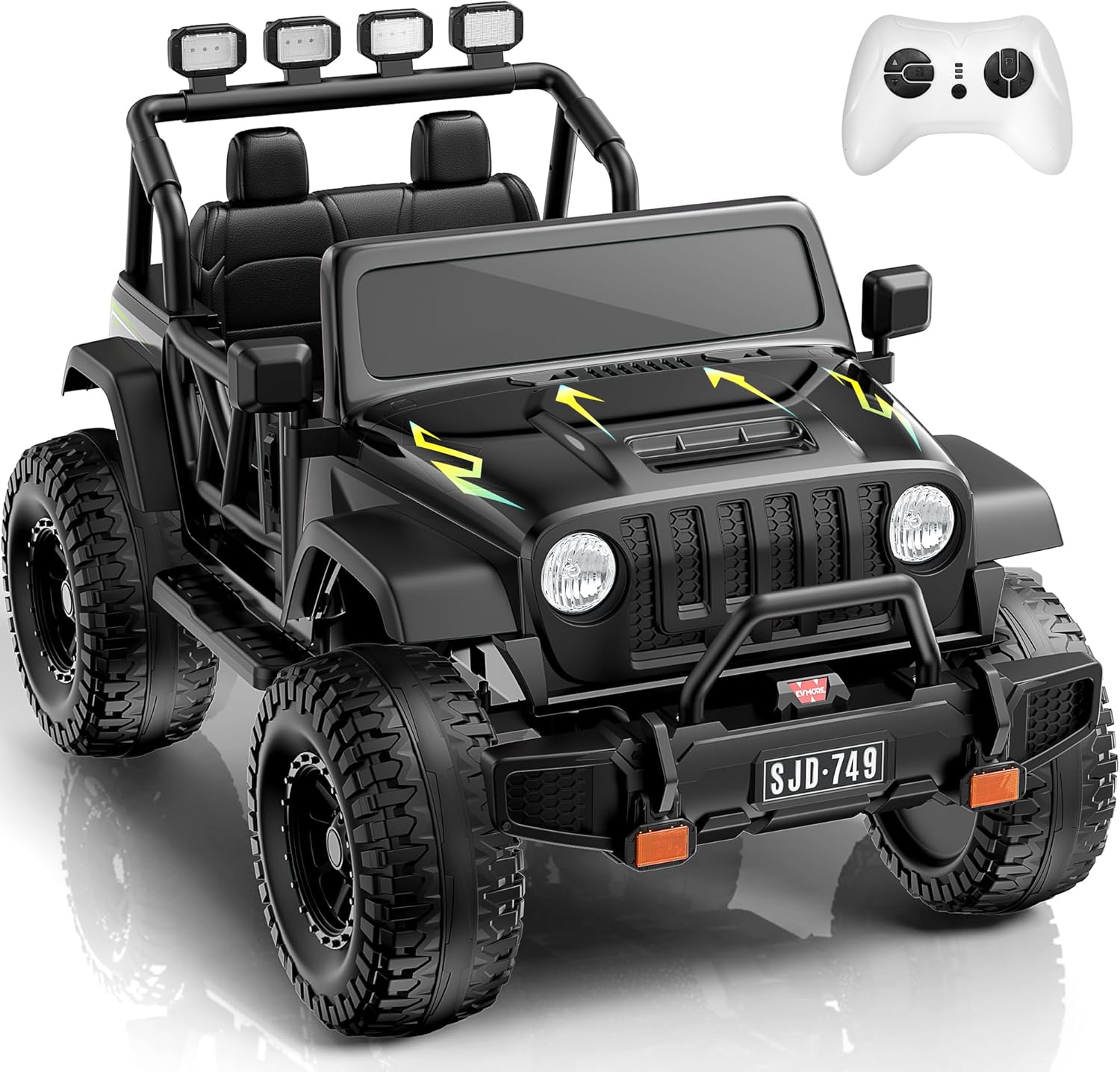 Ride on Truck Car 2 Seater Ride Kids Electric Car - 7Ah Large Battery Kids Electric Vehicles with Remote Control🔥