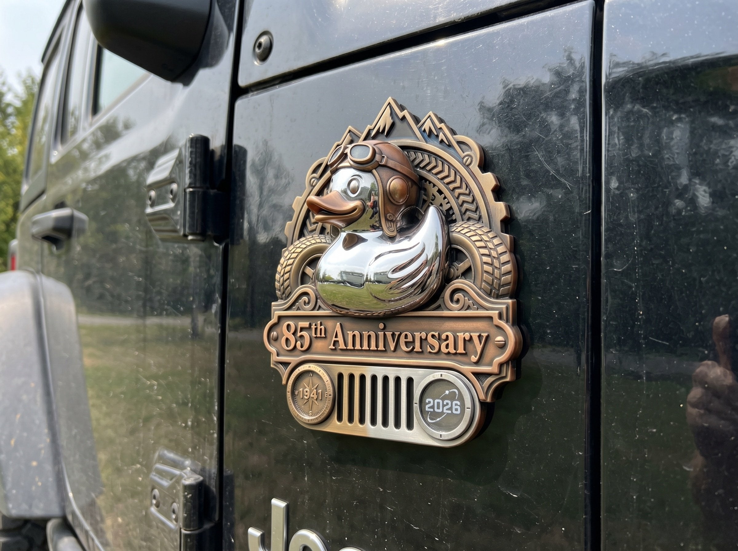 🔥Last Day 49% OFF - 🚗🦆Jeep 85Th Anniversary Rubber Duck Badge🔥