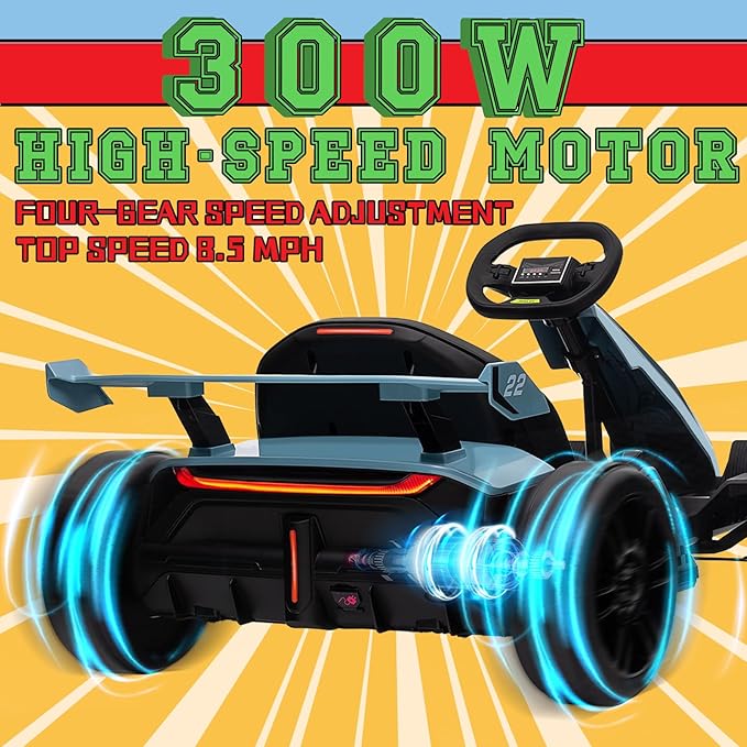 Electric Drift Kart for Kids🔥