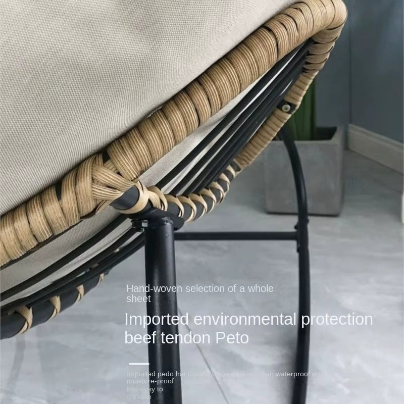 Light Luxury Rattan Rocking Chair Can Sit🔥