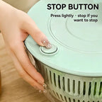🥗 3-in-1 Large Salad Spinner Set | 5.3 Qt Vegetable Washer with Slicer & Strainer for Kitchen🔥