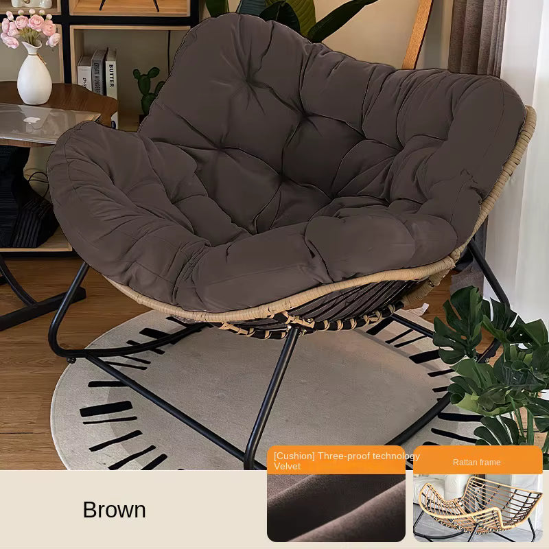 Light Luxury Rattan Rocking Chair Can Sit🔥