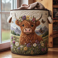 🌱🐂Highland Cow Garden Charm Storage Basket🔥