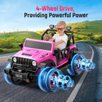 Ride on Truck Car 2 Seater Ride Kids Electric Car - 7Ah Large Battery Kids Electric Vehicles with Remote Control🔥