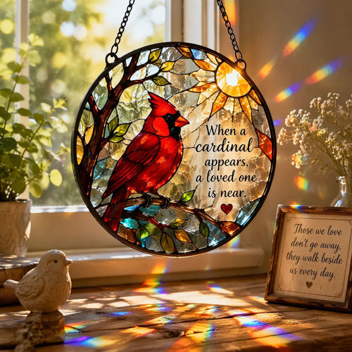 Cardinal Memorial Suncatcher🔥