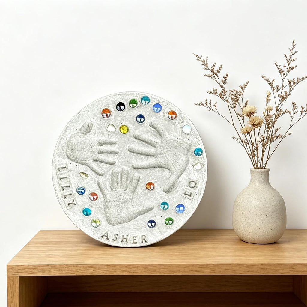 Freeze Time DIY Handprint Stepping Stone Kit🔥