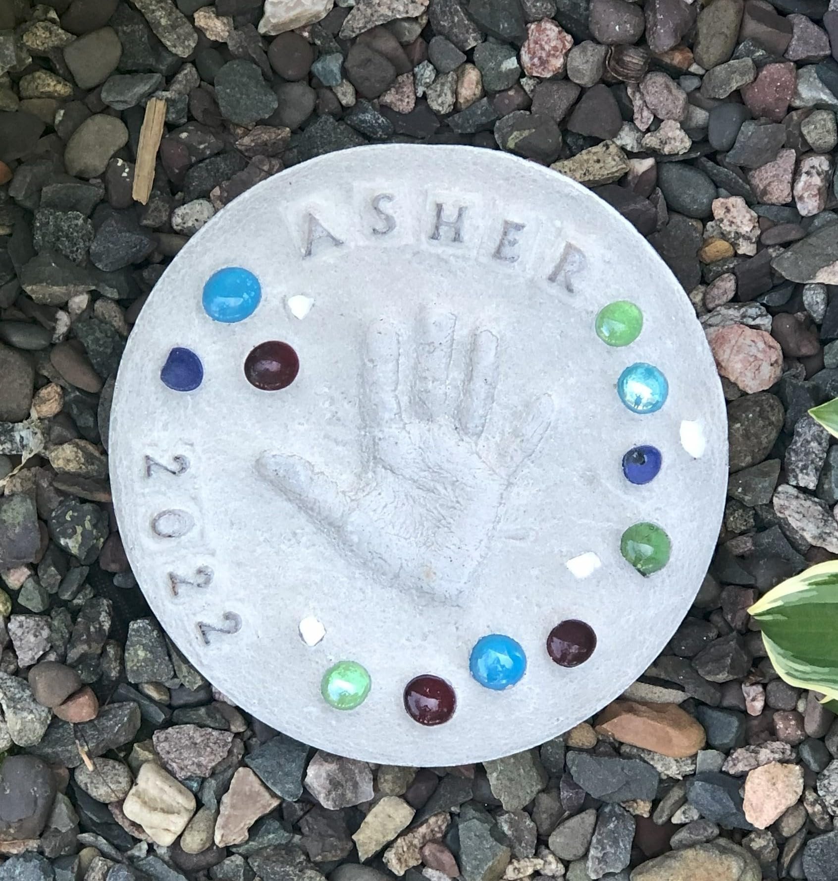 Freeze Time DIY Handprint Stepping Stone Kit🔥