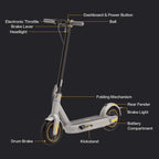 Last day sale💥Electric Pedal Scooter with Helmet🔥