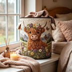 🌱🐂Highland Cow Garden Charm Storage Basket🔥