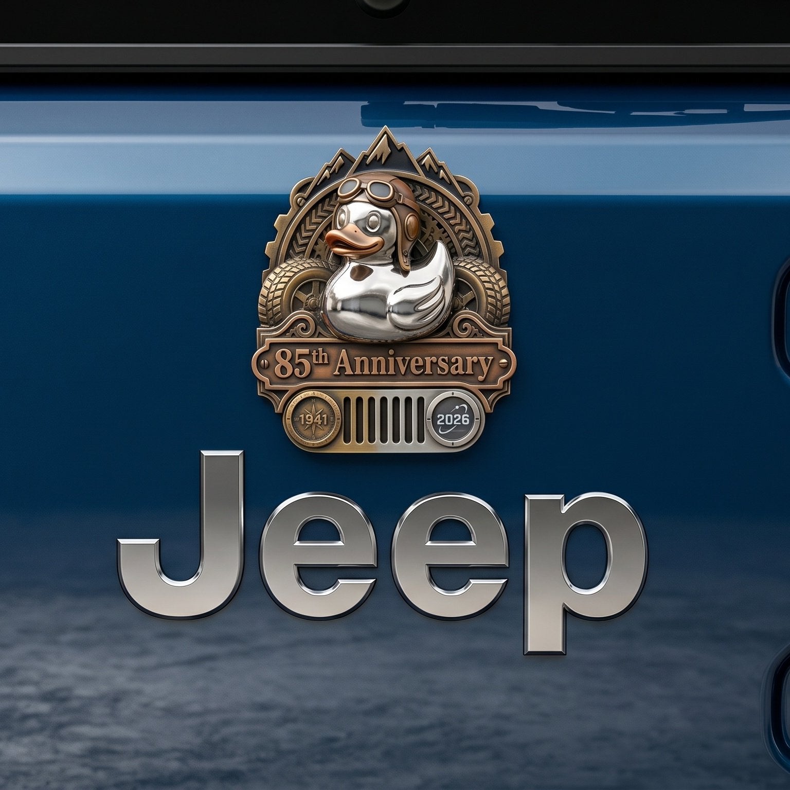 🔥Last Day 49% OFF - 🚗🦆Jeep 85Th Anniversary Rubber Duck Badge🔥